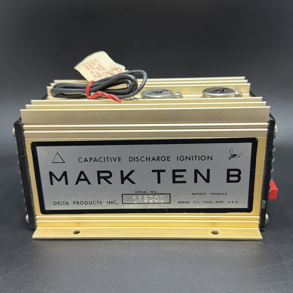 Old Stock Delta Mark Ten B Kit 12V Capacitive Discharge Ignition BOX & Manuals